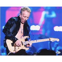 Phil Collen Signed 11x14 Photo (Beckett COA)