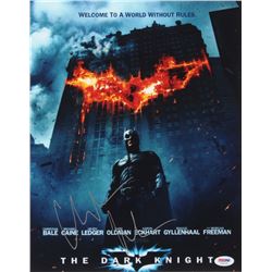 Christian Bale Signed "The Dark Knight" 11x14 Photo (PSA COA)