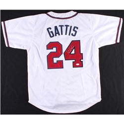 Evan Gattis Signed Braves Jersey Inscribed "el Oso Blanco" (JSA COA)