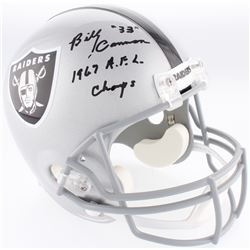Billy Cannon Signed Raiders Full-Size Helmet Inscribed "1967 A.F.L. Champs" (Radtke COA)
