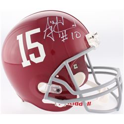 AJ McCarron Signed Alabama Crimson Tide Full-Size Helmet (Radtke COA)