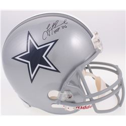 Troy Aikman Signed Dallas Cowboys Full-Size Helmet Inscribed "HOF '06" (Radtke COA  Aikman Hologram)