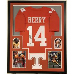 Eric Berry Signed Tennessee Volunteers 34x42 Custom Framed Jersey (PSA COA)