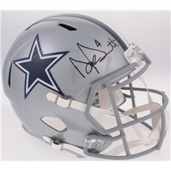 Dak Prescott Signed Dallas Cowboys Full-Size Speed Helmet (JSA COA  Prescott Hologram)