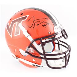 Tremaine Edmunds Signed Virginia Tech Hokies Full-Size Authentic On-Field Helmet (Radtke COA)