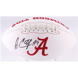 Amari Cooper Signed Alabama Crimson Tide Logo Football (JSA COA)