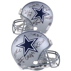 LE Cowboys Legends Full-Size Authentic On-Field Helmet Team-Signed By (12) With Emmitt Smith, Jason 