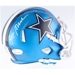 Roger Staubach Signed Dallas Cowboys Blaze Mini-Helmet (JSA COA)