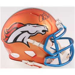 John Elway Signed Broncos Blaze Speed Mini-Helmet (JSA COA)