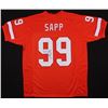 Image 1 : Warren Sapp Signed Buccaneers Jersey Inscribed "HOF 13" (JSA COA)