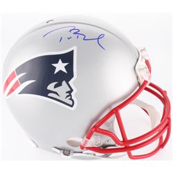 Tom Brady Signed Patriots Full-Size On-Field Helmet (Radtke COA  TriStar Hologram)