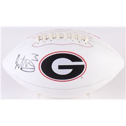 Todd Gurley Signed Georgia Bulldogs Logo Football (Radtke COA)