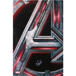 Stan Lee Signed "Avengers: Age of Ultron" 27x40 Movie Poster (Radtke COA  Lee Hologram)