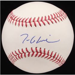 Tom Glavine Signed OML Baseball (JSA Hologram)