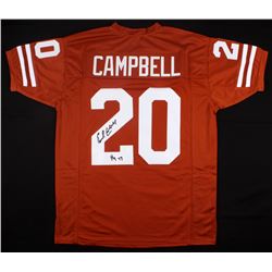 Earl Campbell Signed Texas Longhorns Jersey Inscribed "HT 77" (JSA COA)