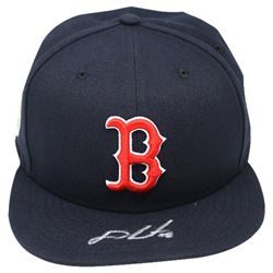 J.D. Martinez Signed Red Sox New Era Fitted Baseball Hat With World Series 2018 Patch(Steiner COA)