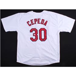 Orlando Cepeda Signed Cardinals Jersey Inscribed "67 Champs" (JSA COA  Radtke COA)