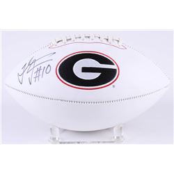 Thomas Davis Signed Georgia Bulldogs Logo Football (Radtke COA)
