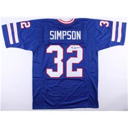 O.J. Simpson Signed Bills Jersey (JSA COA)