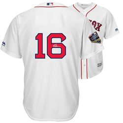 Andrew Benintendi Signed Red Sox World Series 2018 Jersey (Fanatics Hologram  MLB Hologram)