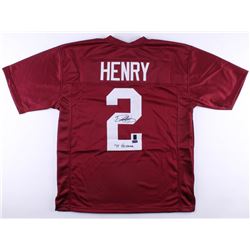 Derrick Henry Signed Alabama Crimson Tide Jersey Inscribed "'15 Heisman" (Radtke COA  Henry Hologram