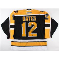 Adam Oates Signed Bruins Jersey Inscribed "HOF 12" (JSA COA)