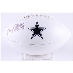 Daryl Johnston Signed Cowboys Logo Football Inscribed "Moose" (Radtke COA)