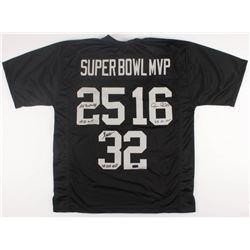 Jim Plunkett, Marcus Allen,  Fred Biletnikoff Signed Raiders "Super Bowl MVP" Jersey Inscribed "SB X
