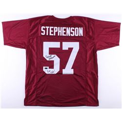 Dwight Stephenson Signed Alabama Crimson Tide Jersey Inscribed "Roll Tide!" (Radtke COA)