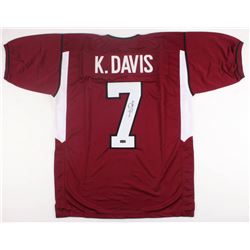 Knile Davis Signed Arkansas Razorbacks Jersey (Radtke COA)