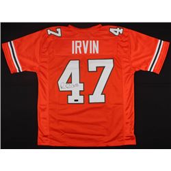 Michael "Playmaker" Irvin Signed University of Miami Hurricanes Jersey (Radtke COA)
