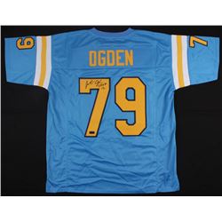 Jonathan Ogden Signed UCLA Bruins Jersey Inscribed "CHOF 12" (JSA COA)