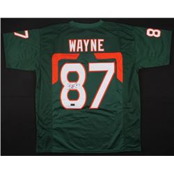 Reggie Wayne Signed Miami Hurricanes Jersey (Radtke COA)