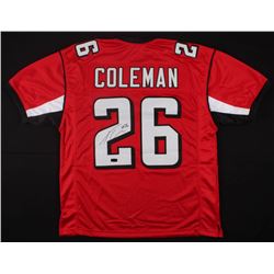 Tevin Coleman Signed Falcons Jersey (Radtke COA)