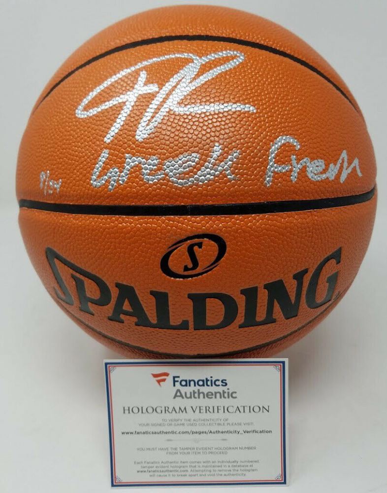 giannis antetokounmpo signed basketball