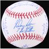Image 1 : No-Hitter OML Baseball Signed by (10) with Jim Palmer, Bill Singer, Gaylord Perry, Ramon Martinez wi