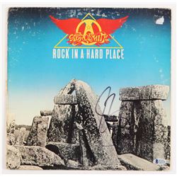Steven Tyler Signed "Rock in a Hard Place" Vinyl Record Album (Beckett COA)