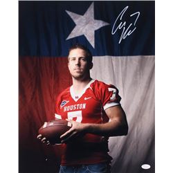 Case Keenum Signed Houston Cougars 16x20 Photo (JSA COA)