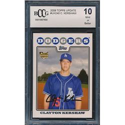 2008 Topps Update #UH240 Clayton Kershaw RC (BCCG 10)
