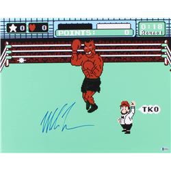 Mike Tyson Signed "Mike Tyson's Punch-Out!!" 16x20 Photo (Beckett Hologram)