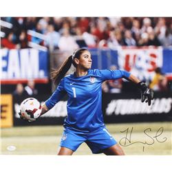Hope Solo Signed Team USA 16x20 Photo (JSA COA)