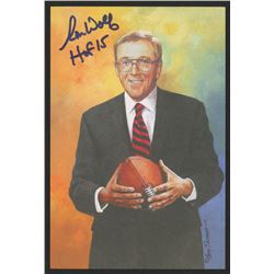 Ron Wolf Signed 2015 LE 4x6 Pro Football Hall of Fame Art Collection Card Inscribed "HOF 15" (JSA CO