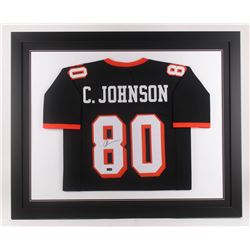 Chad Johnson Signed Oregon State Beavers 35.5x43.5 Custom Framed Jersey (Radtke COA)