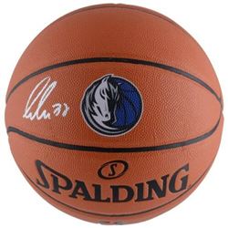 Luka Doncic Signed Mavericks Logo Basketball (Fanatics Hologram)