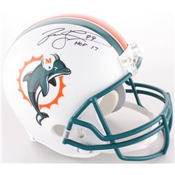Jason Taylor Signed Miami Dolphins Full-Size Throwback Helmet Inscribed "HOF 17" (JSA COA)