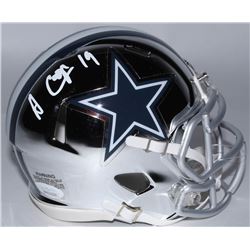Amari Cooper Signed Dallas Cowboys Chrome Speed Mini Speed Helmet (JSA COA)