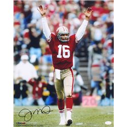 Joe Montana Signed San Francisco 49ers 16x20 Photo (JSA COA)