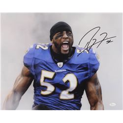 Ray Lewis Signed Baltimore Ravens 16x20 Photo (JSA COA)