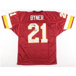 Earnest Byner Signed Washington Redskins Jersey Inscribed "SB XXVI Champs" (Beckett COA)