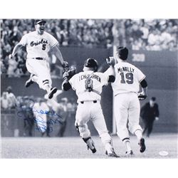 Brooks Robinson Signed Baltimore Orioles 16x20 Photo Inscribed "HOF 83" (JSA COA)